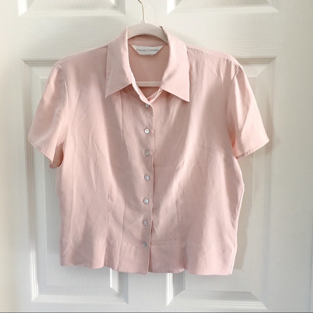 💌3/$15 Casual Corner collared button up blouse